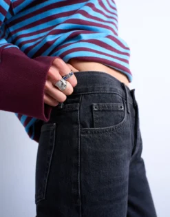 TSRUNWAY Mid Rise Gerade geschnitten Jeans