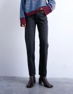 TSRUNWAY Mid Rise Gerade geschnitten Jeans
