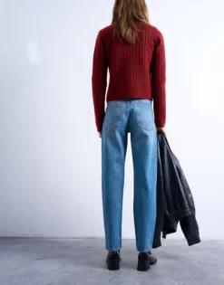 TSRUNWAY Mid Rise Gerade geschnitten Jeans