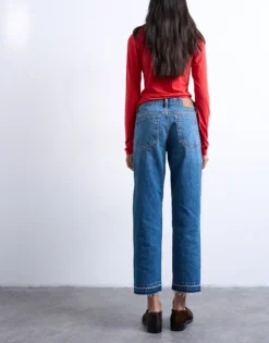 TSRUNWAY Mid Rise Gerade geschnitten Jeans