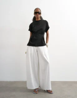 TSSUSANN Hohe Taille Hose