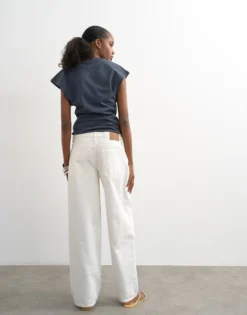 TSTILDE Niedrige Taille Boyfriend Schnitt Jeans