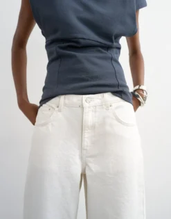 TSTILDE Niedrige Taille Boyfriend Schnitt Jeans