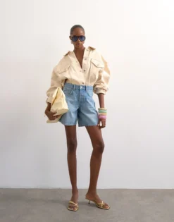 TSVIGGA Jeans-Shorts
