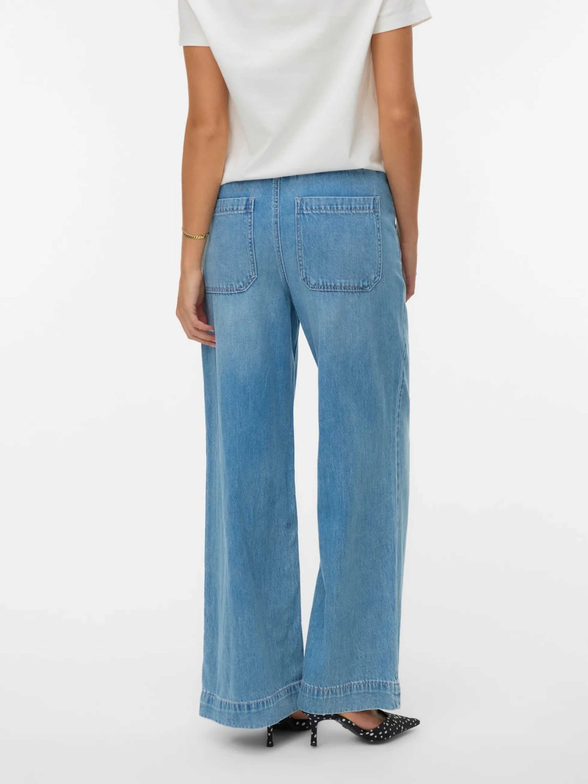 VMALLISON Mid Rise Weiter Beinschnitt Jeans