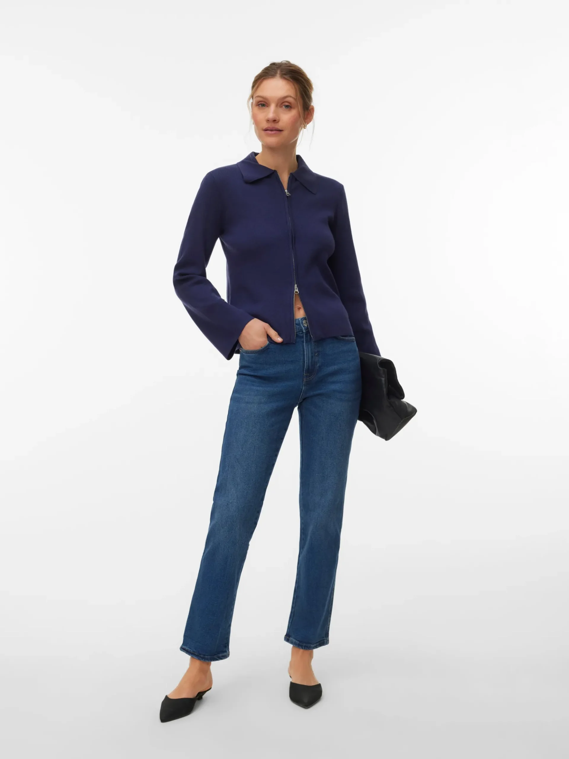 VMAMARA Mid Rise Gerade geschnitten Jeans