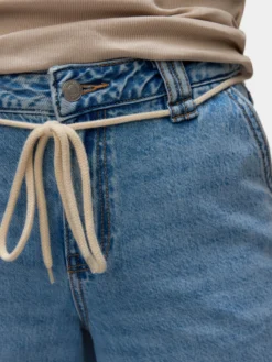 VMANNET Mittlere Taille Weiter Beinschnitt Jeans