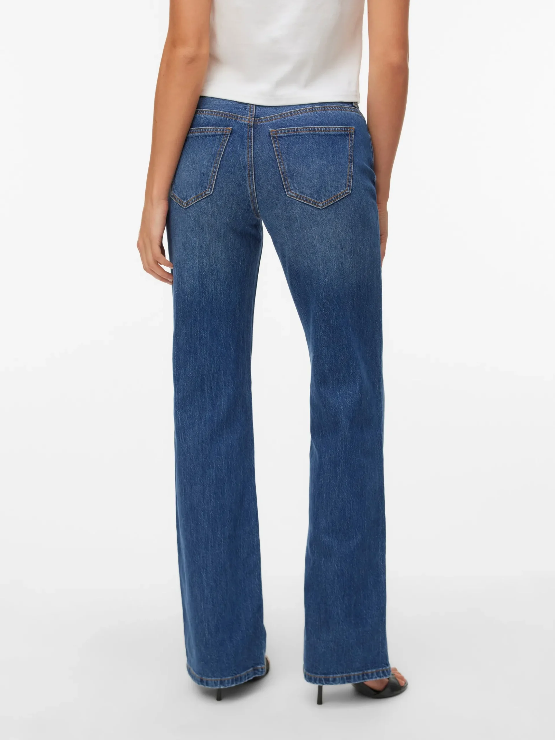 VMASTA Niedrige Taille Ausgestellt Jeans