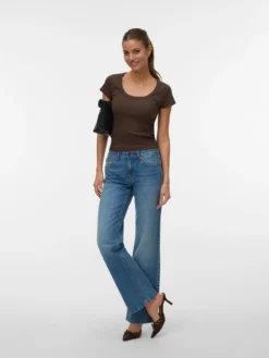 VMASTA Niedrige Taille Ausgestellt Jeans