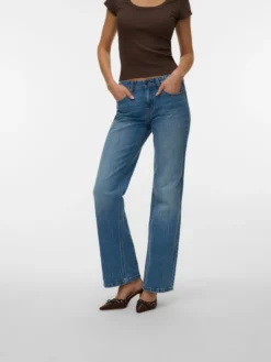 VMASTA Niedrige Taille Ausgestellt Jeans