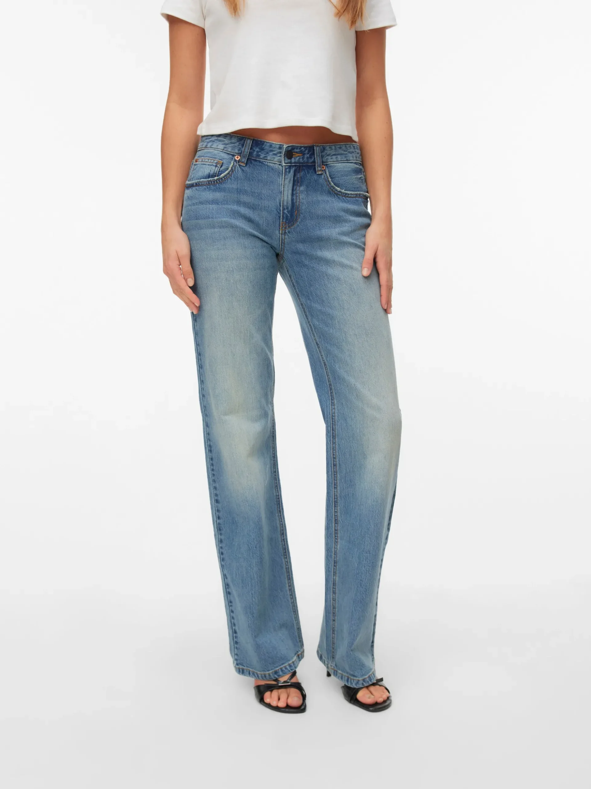 VMASTA Niedrige Taille Bootcut Jeans