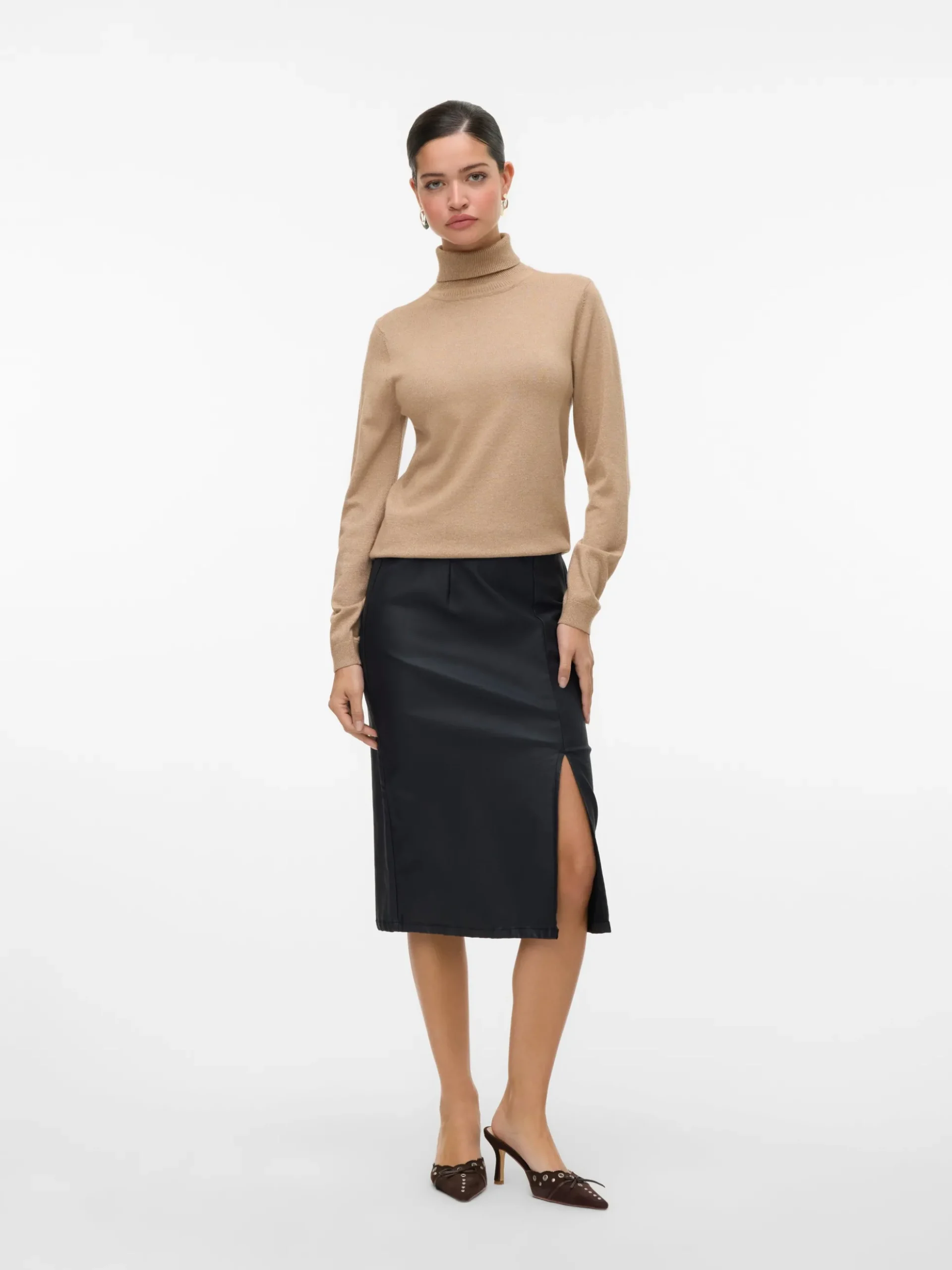 VMBAABA Hohe Taille Langer Rock