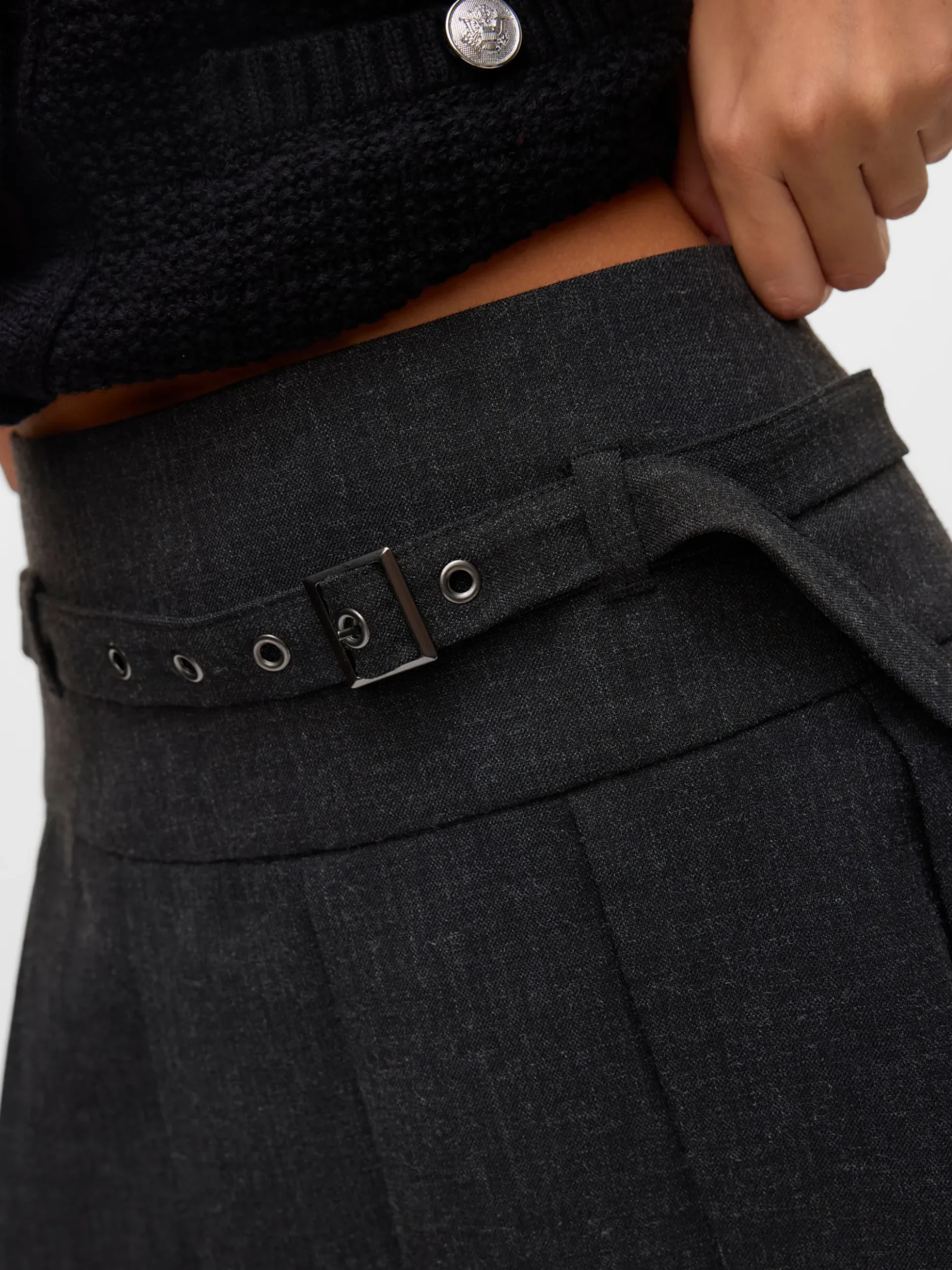 VMBESTIE Hohe Taille Minirock