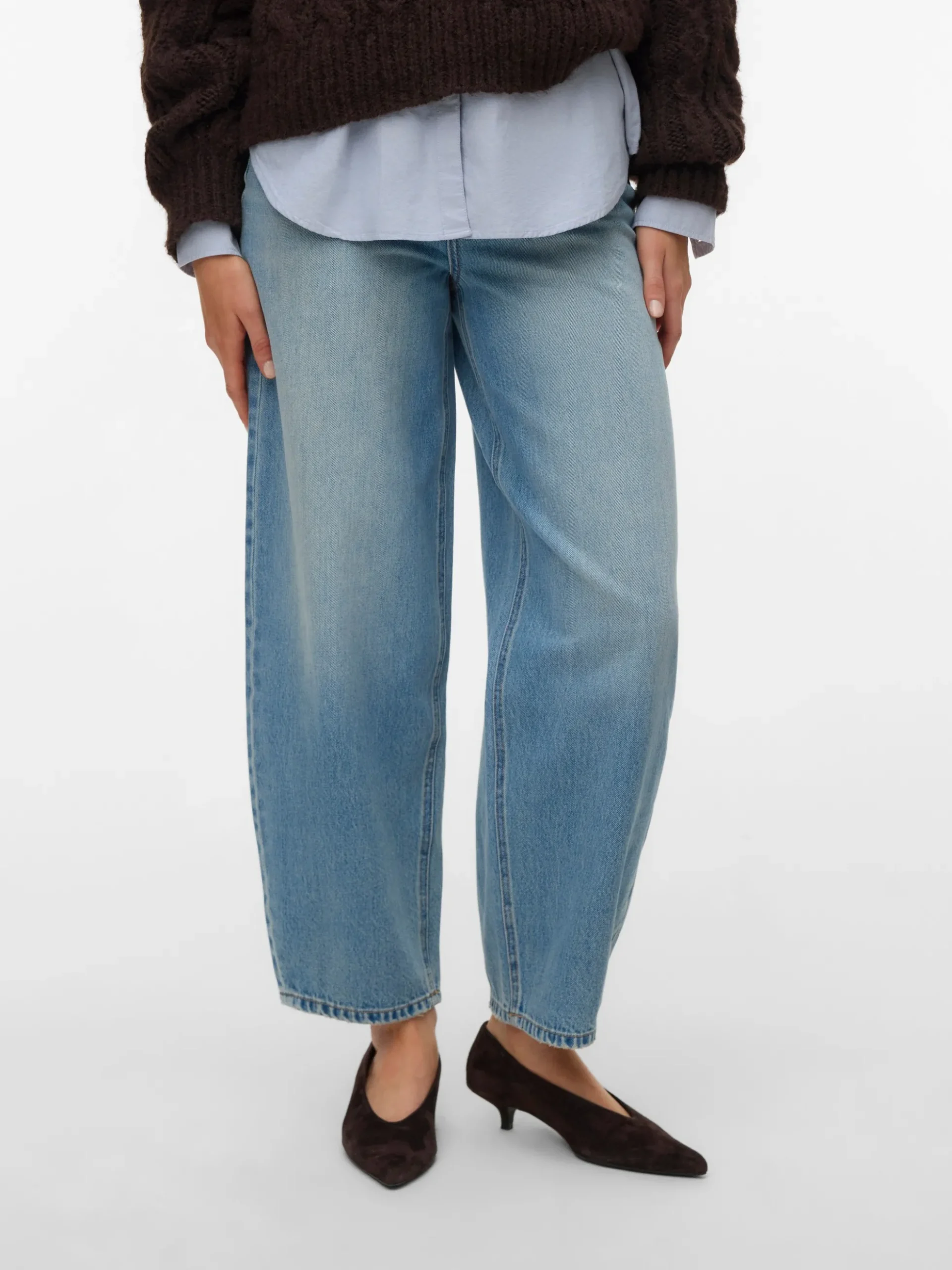 VMBILLIE Hohe Taille Barrel Fit Jeans