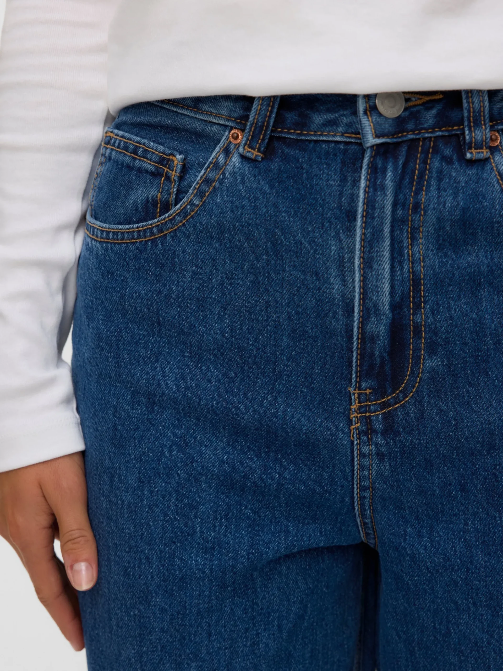 VMBILLIE Hohe Taille Barrel Fit Jeans