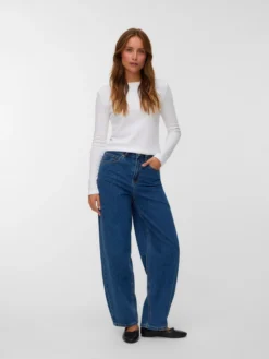 VMBILLIE Hohe Taille Barrel Fit Jeans