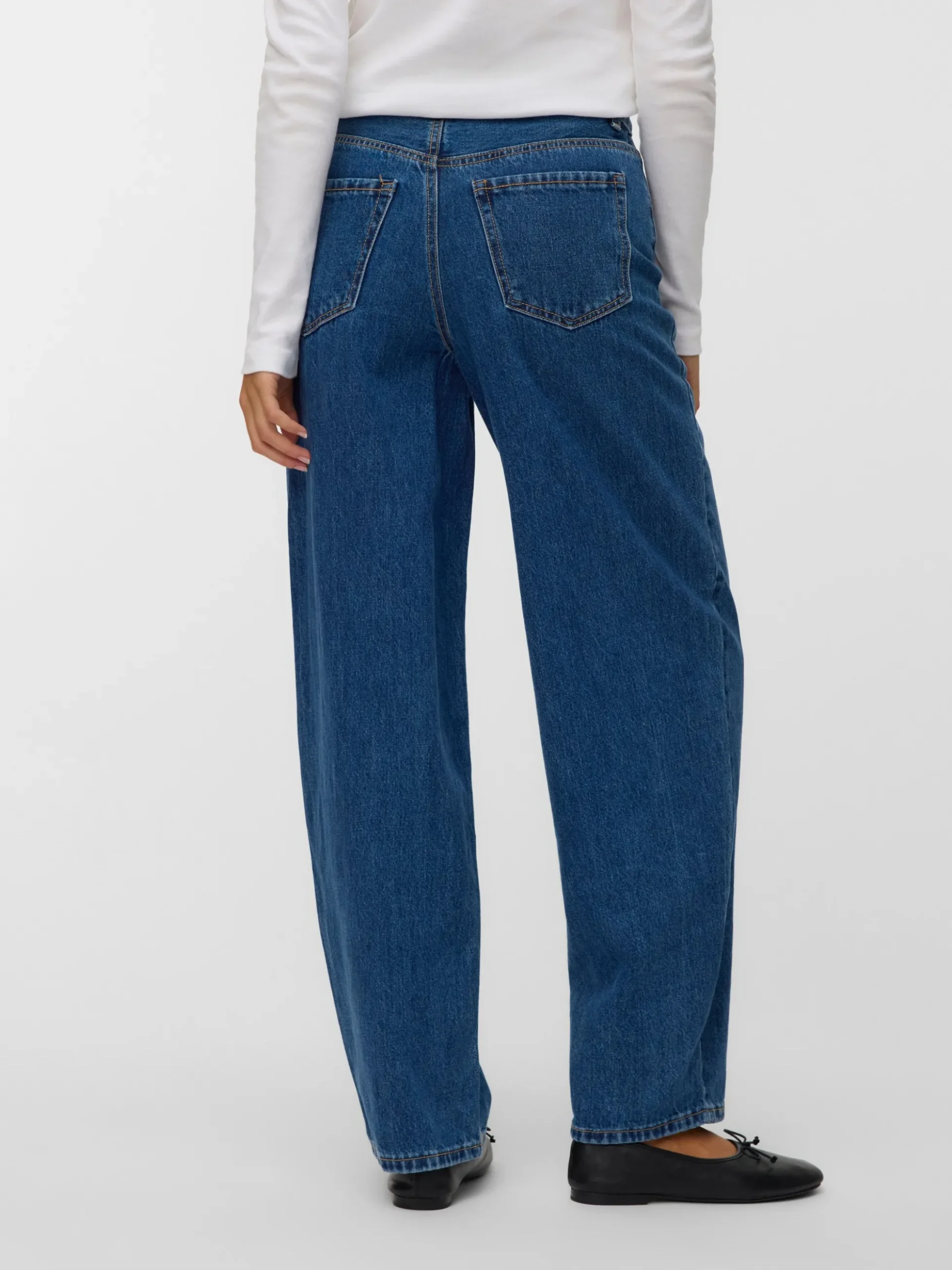 VMBILLIE Hohe Taille Barrel Fit Jeans