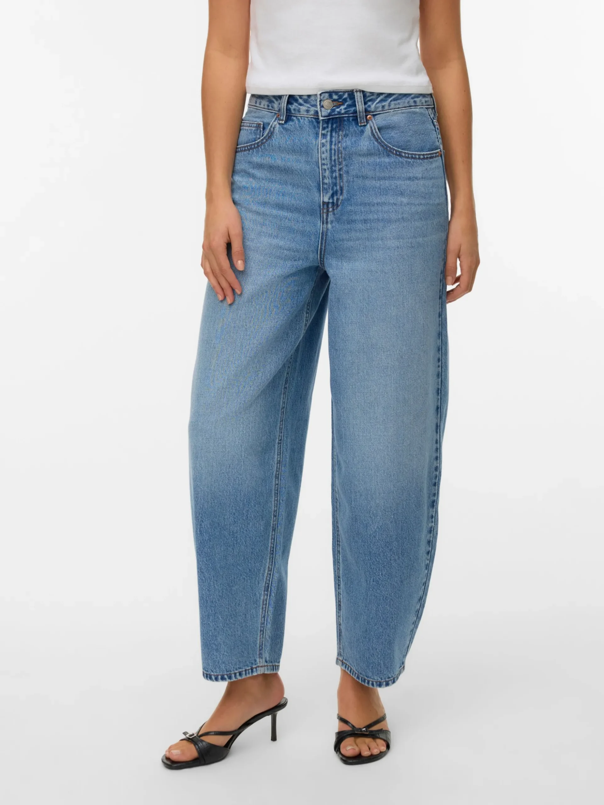 VMBILLIE Hohe Taille Barrel Fit Jeans