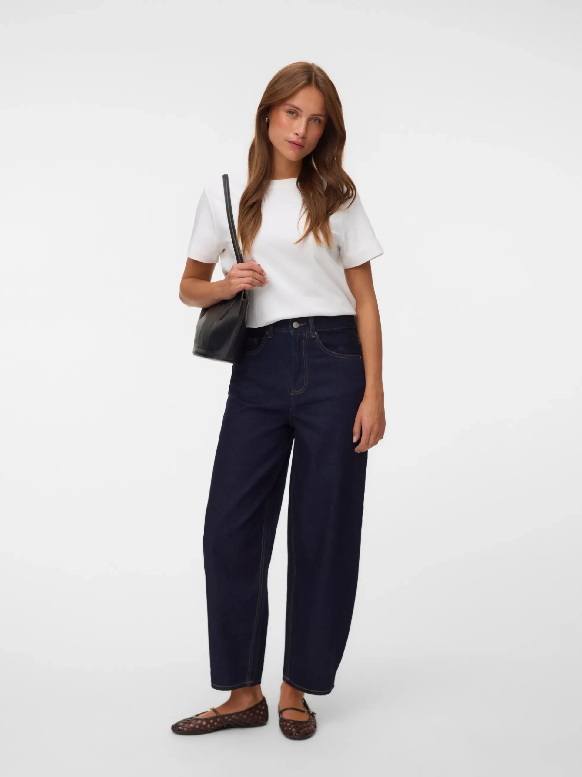 VMBILLIE Hohe Taille Barrel Fit Jeans