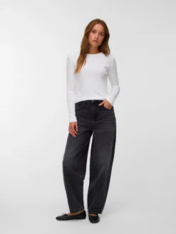 VMBILLIE Hohe Taille Barrel Fit Jeans