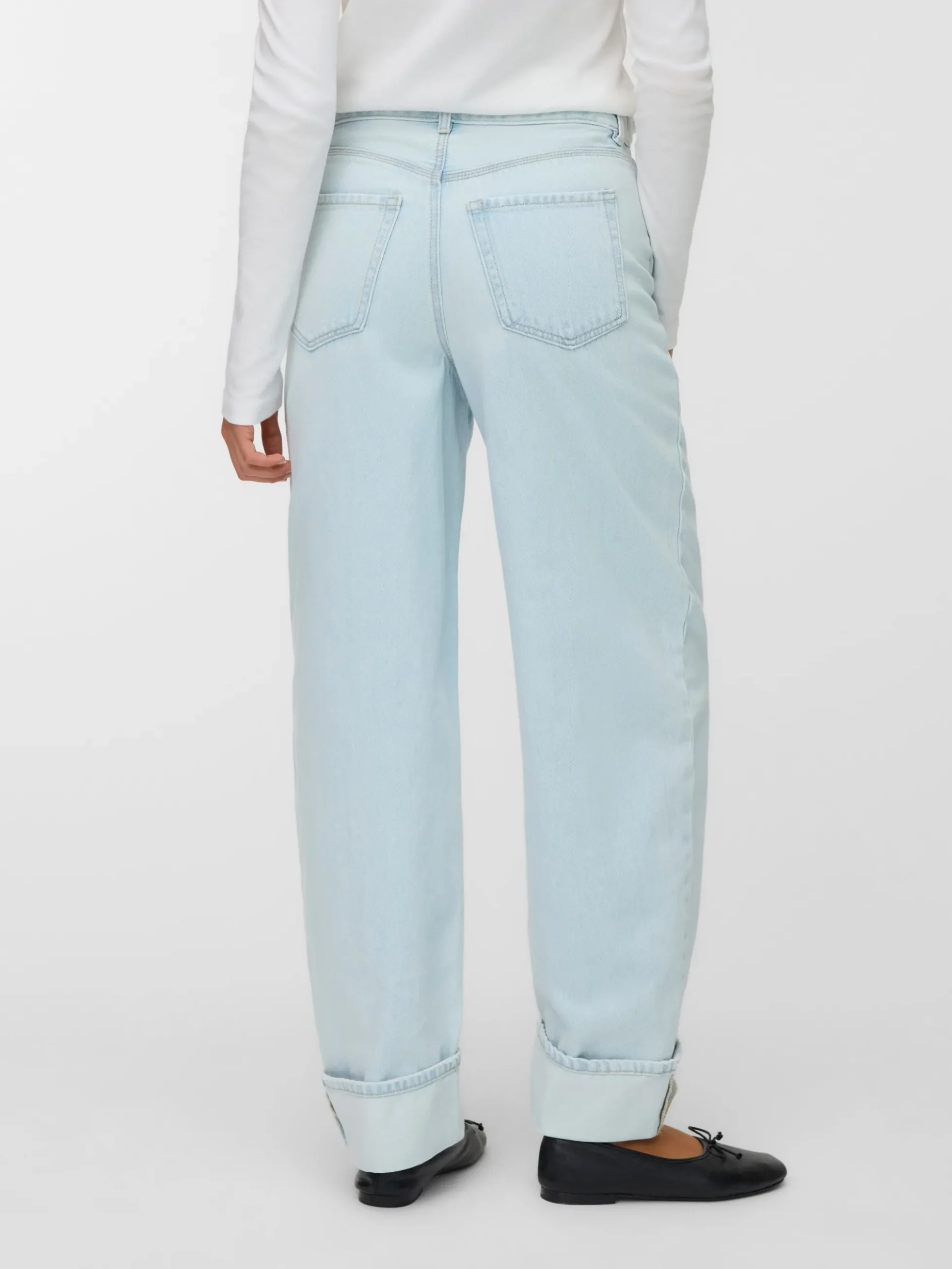 VMBILLIE Hohe Taille Barrel Fit Jeans