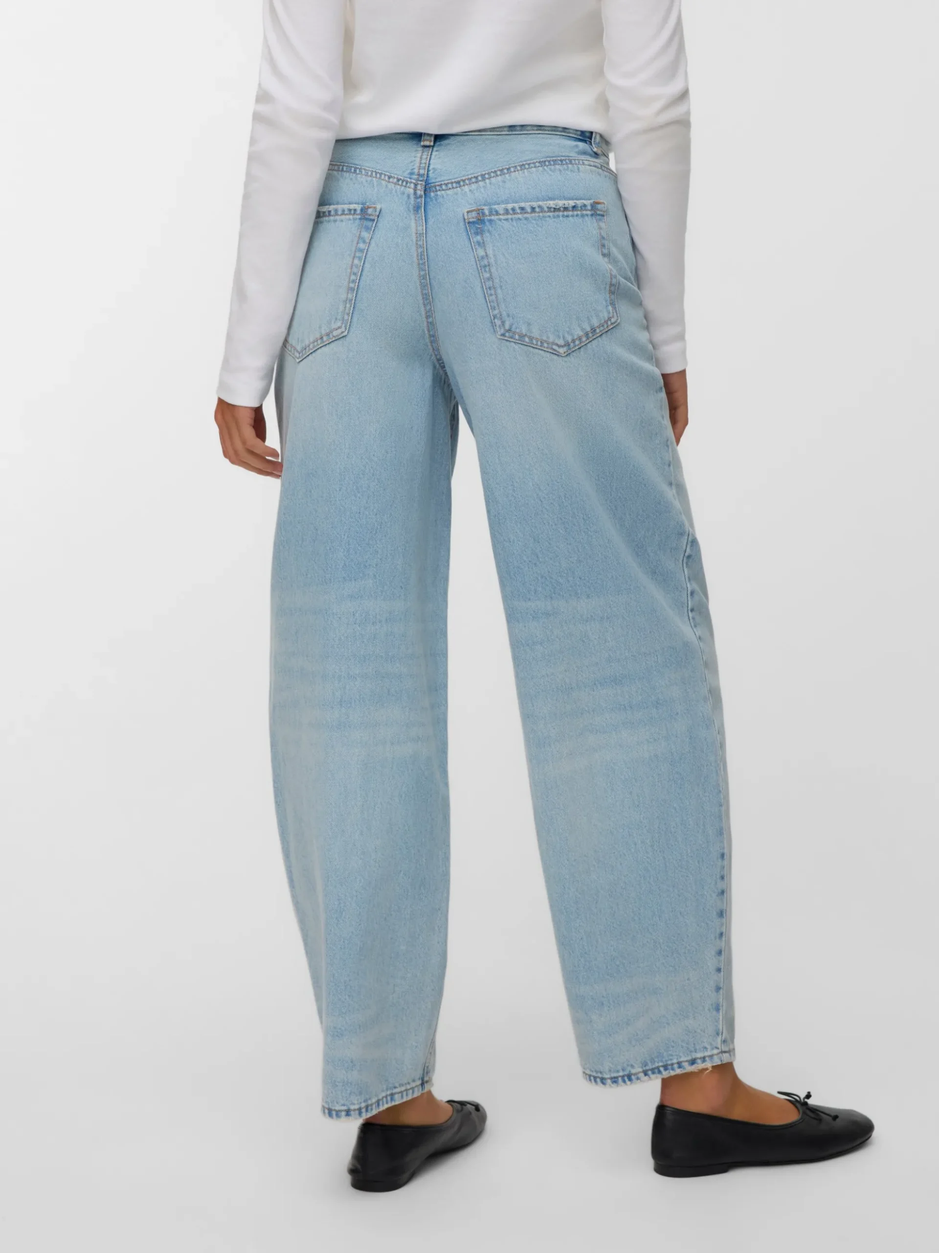 VMBILLIE Hohe Taille Barrel Fit Jeans