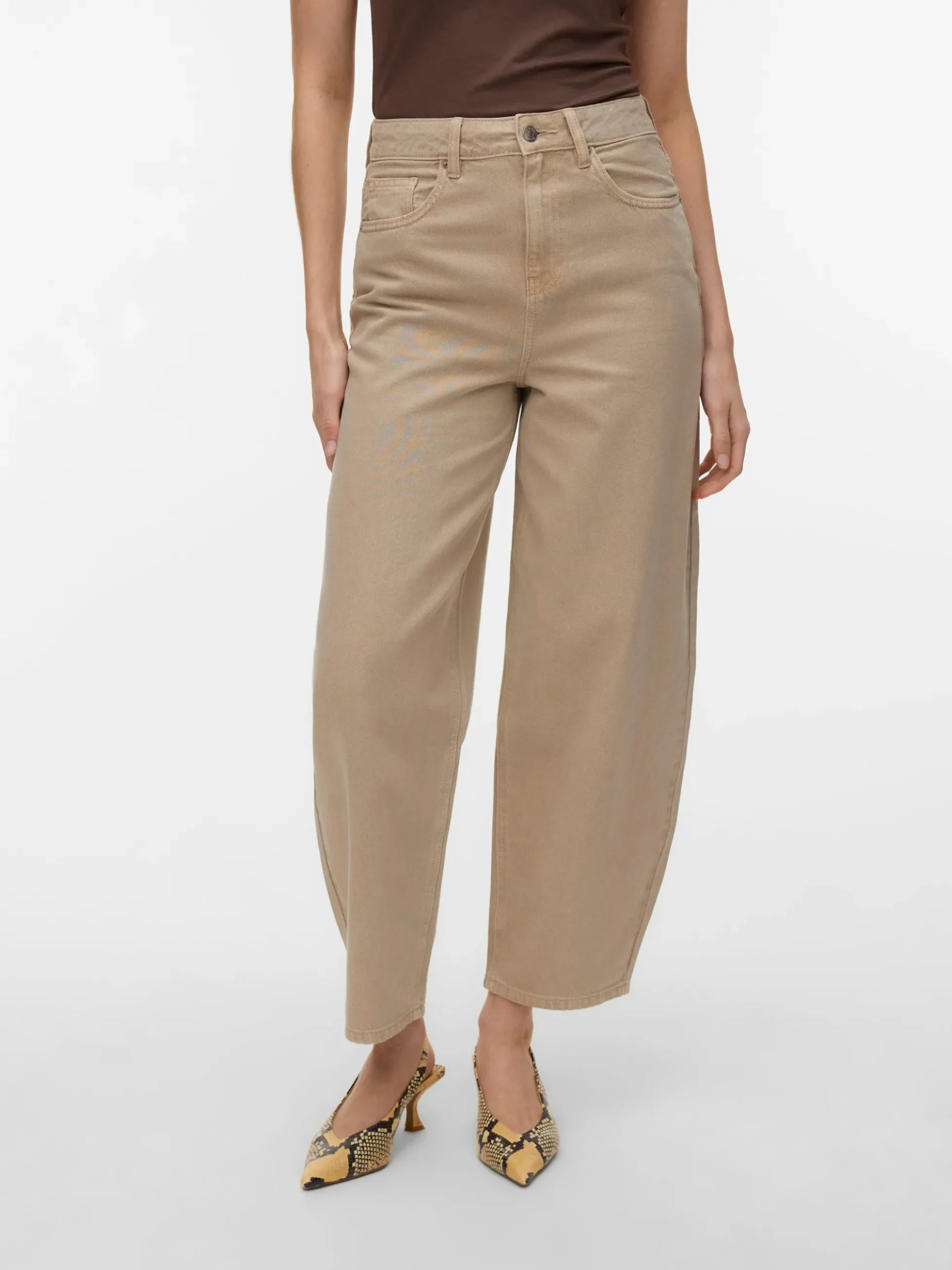 VMBILLIE Hohe Taille Barrel Fit Jeans