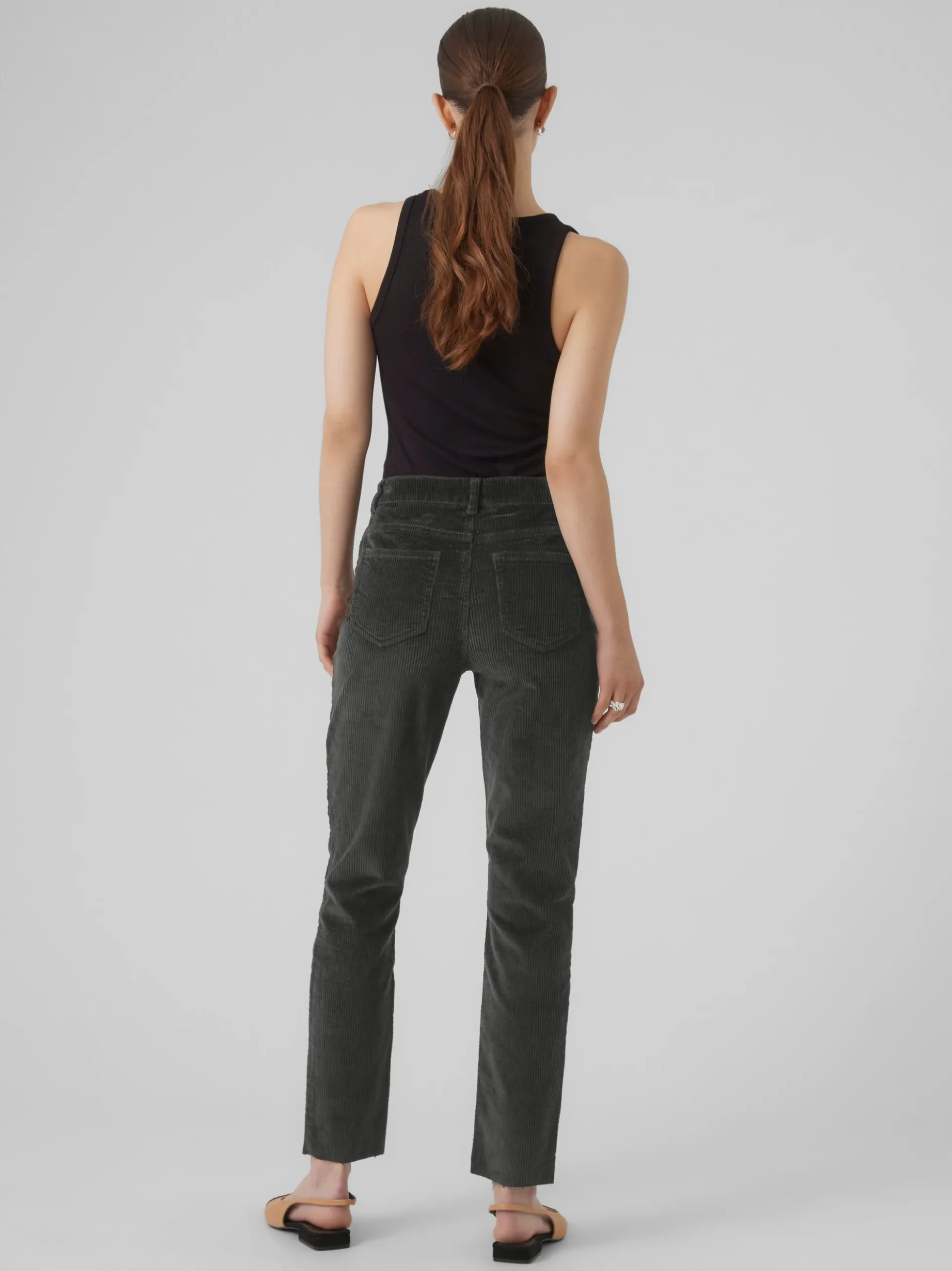 VMBRENDA Hohe Taille Knöchel Hose