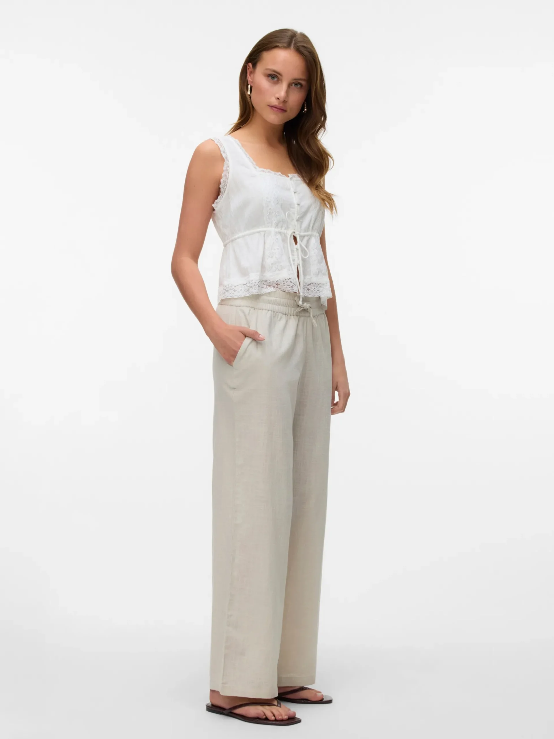 VMCAIA Mittlere Taille Hose