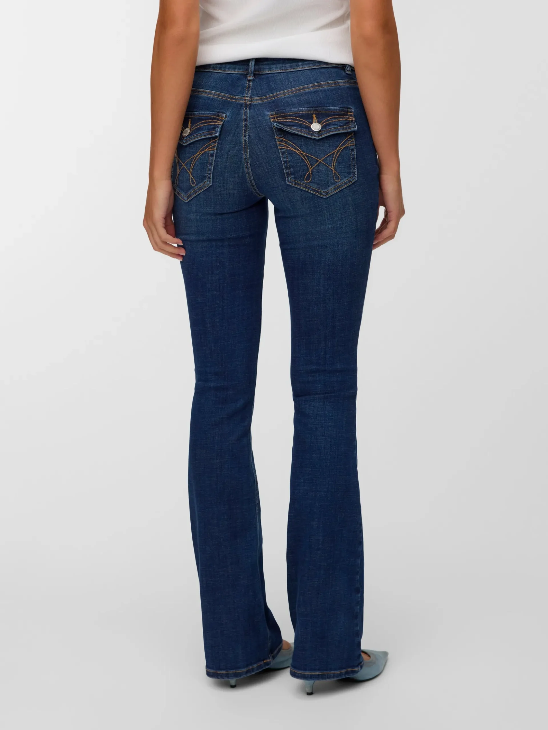 VMCAMILLE Niedrige Taille Ausgestellt Jeans