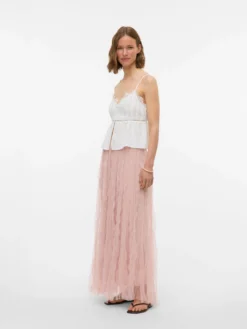 VMCARALIA Hohe Taille Langer Rock