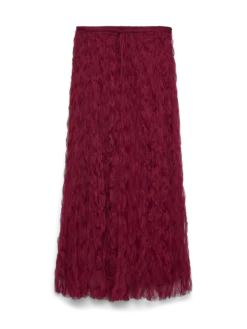 VMCARALIA Hohe Taille Langer Rock