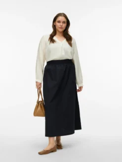 VMCCILLA Hohe Taille Langer Rock