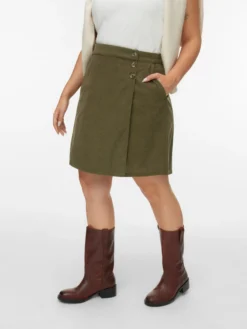VMCELLY Hohe Taille Kurzer Rock