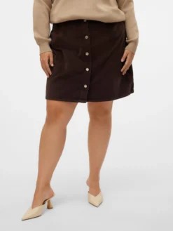 VMCETTA Hohe Taille Kurzer Rock