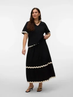 VMCJENNA Mittlere Taille Langer Rock