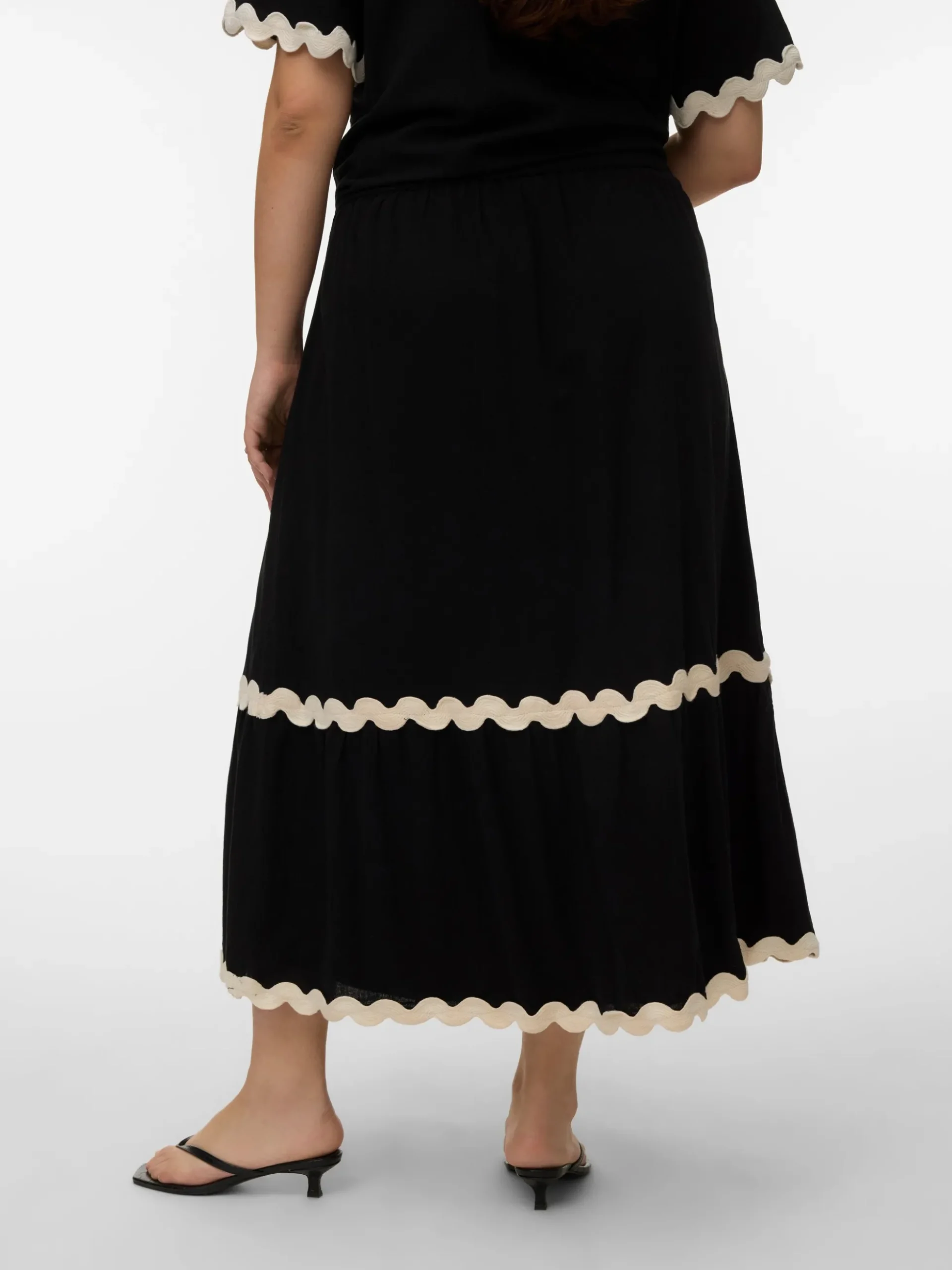 VMCJENNA Mittlere Taille Langer Rock
