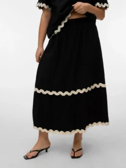 VMCJENNA Mittlere Taille Langer Rock