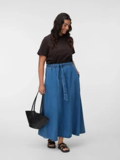 VMCJOLENE Hohe Taille Langer Rock
