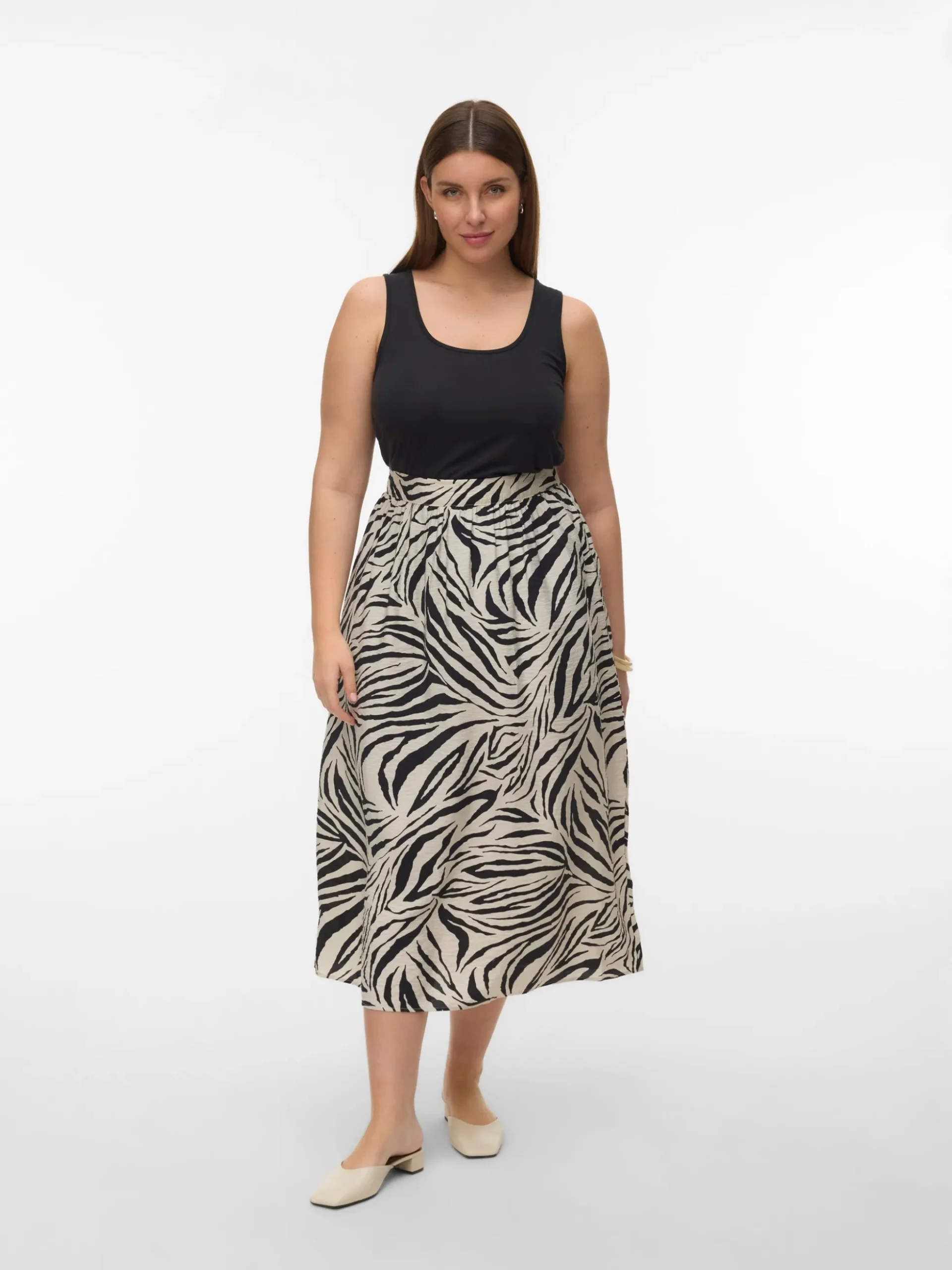 VMCJOSIE Hohe Taille Midirock