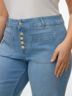VMCKAYLA Hohe Taille Weit ausgestellt Jeans