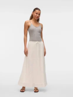VMCLEMENTINE Hohe Taille Langer Rock