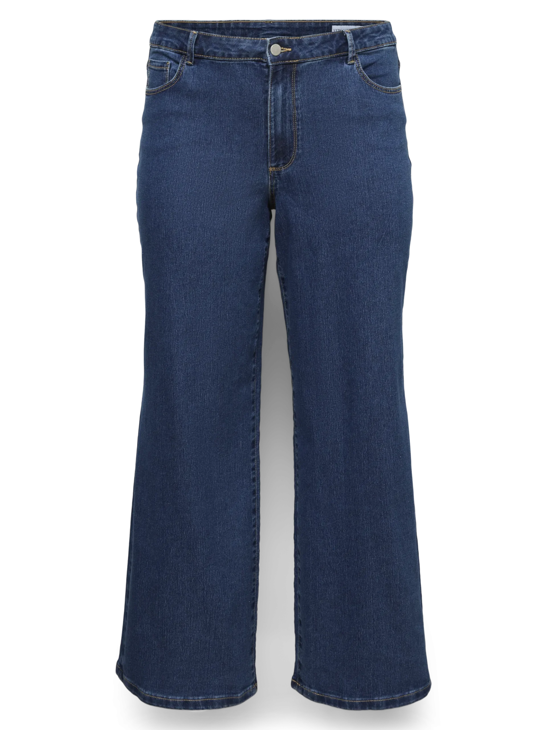 VMCLUSIA Hohe Taille Weiter Beinschnitt Jeans