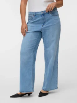 VMCOLIVIA Hohe Taille Gerade geschnitten Jeans