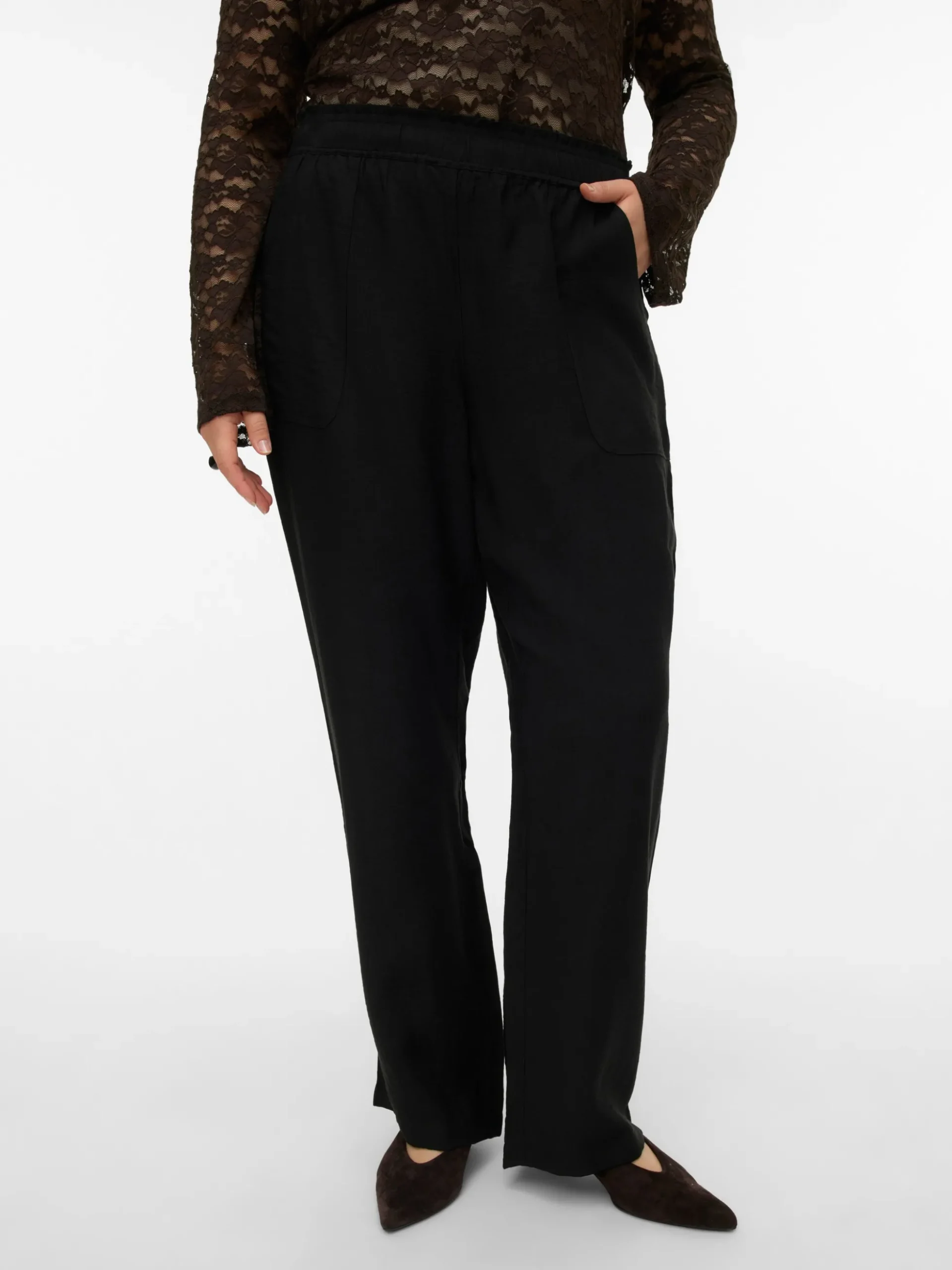 VMCOTEA Hohe Taille Hose