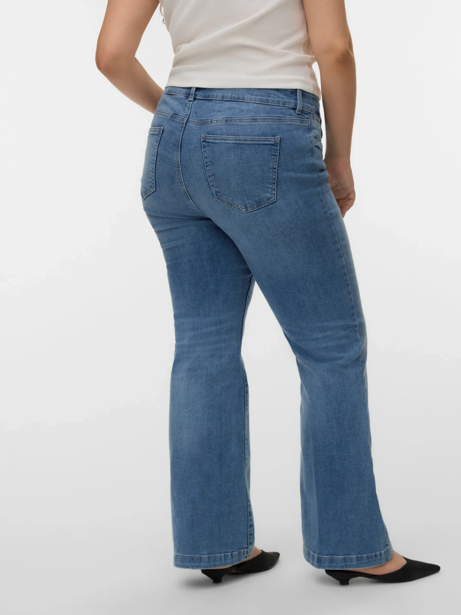VMCTANNA Hohe Taille Ausgestellt Jeans