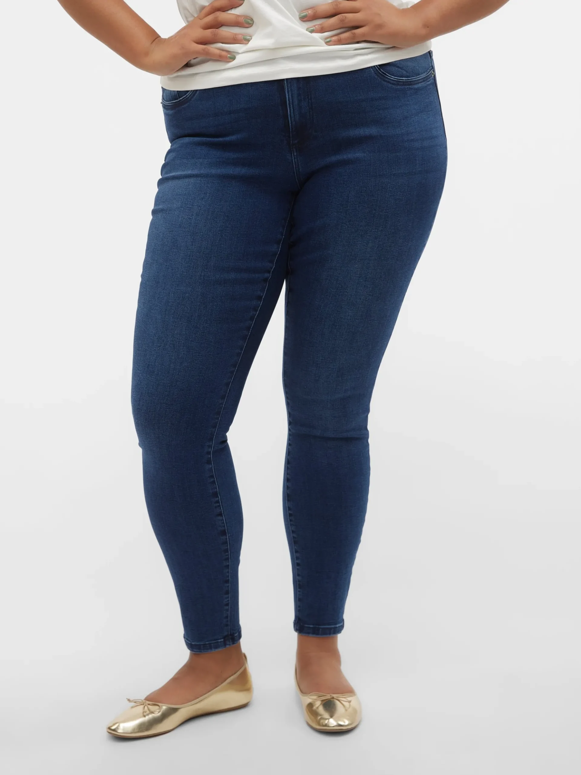 VMCTANYA Mid Rise Skinny Fit Jeans