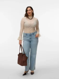 VMCTESSA Hohe Taille Gerade geschnitten Jeans