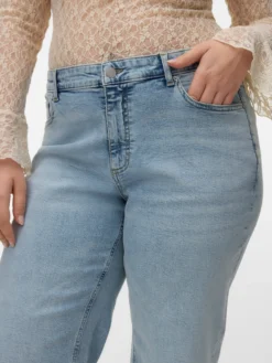 VMCTESSA Hohe Taille Gerade geschnitten Jeans