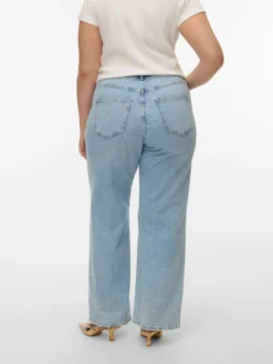 VMCTESSA Hohe Taille Weiter Beinschnitt Jeans